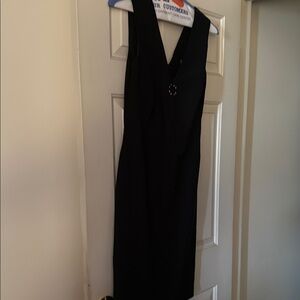 Elegant Black Sleeveless Dress